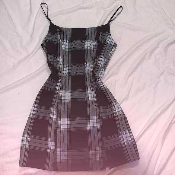 Mini Plaid Dress - Picture 1 of 2